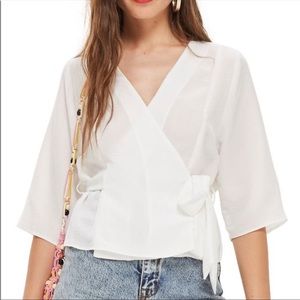 Topshop Wrap Top